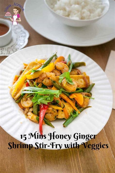 honey-ginger-shrimp-stir-fry-veena-azmanov image