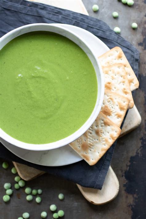 easy-pea-soup-4-ingredients-veggie-desserts image