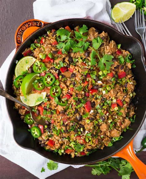 mexican-chicken-and-rice-one-pan-dinner-wellplatedcom image