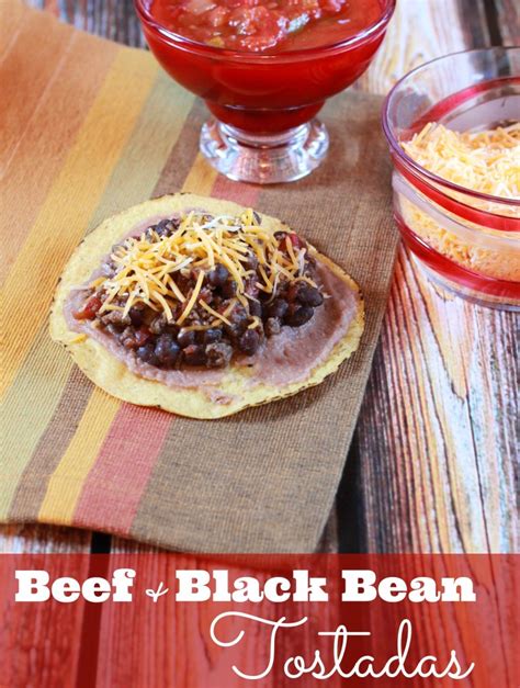 beef-and-black-bean-tostadas-simply-being-mommy image