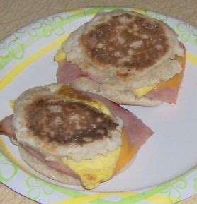 ham-egg-cheese-english-muffin-recipe-sparkrecipes image