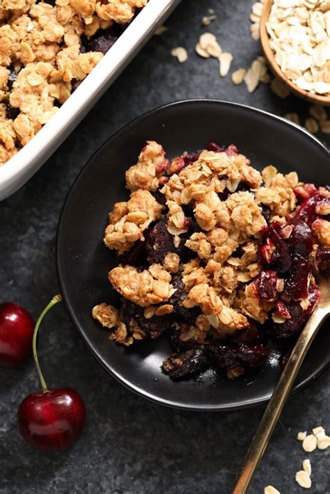 seriously-good-cherry-crisp-best-topping-fit-foodie-finds image
