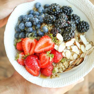 berry-quinoa-power-bowls-damn-delicious image