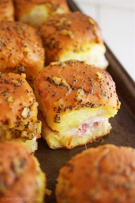 baked-ham-and-swiss-sliders-the-comfort-of-cooking image