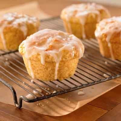 almond-peach-yogurt-muffins-recipe-land-olakes image
