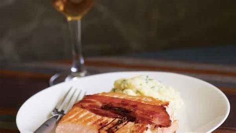salmon-seared-on-bacon-with-balsamic-vinegar-honey image