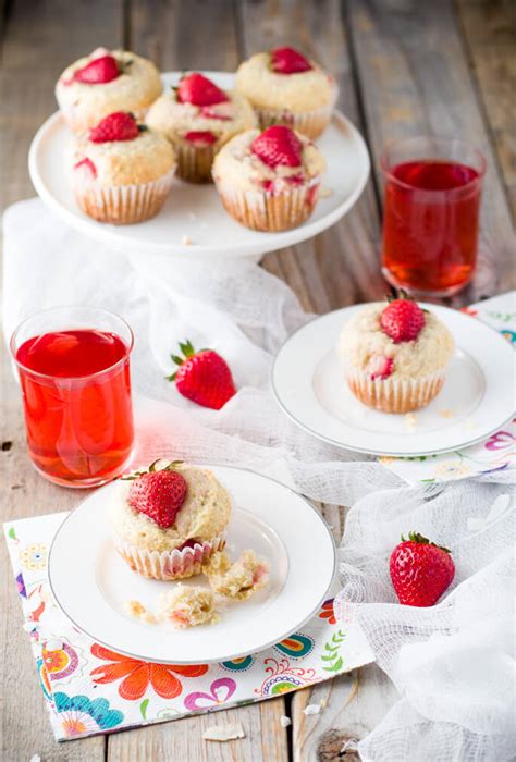 soft-airy-strawberry-coconut-muffins-the-pure-taste image