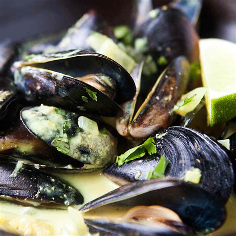 coconut-curry-mussels-recipe-simply image