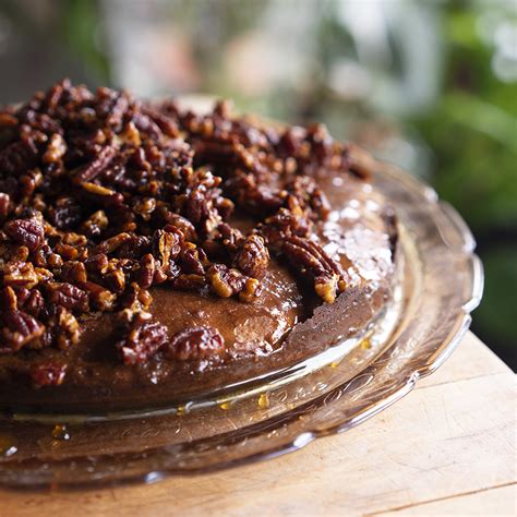 pecan-and-cinnamon-honey-cake-recipe-spice image