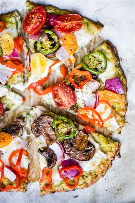 delicious-zucchini-pizza-crust-recipe-ambitious-kitchen image