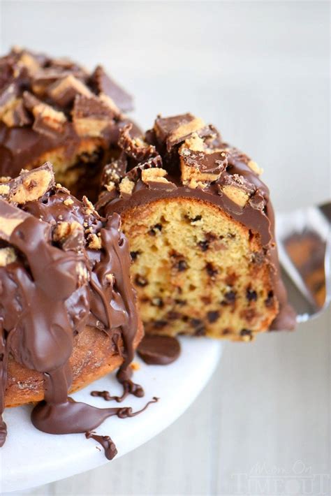 reeses-peanut-butter-chocolate-chip-pound-cake image
