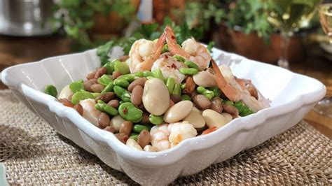 shrimp-and-mixed-bean-salad-lidia-lidias-italy image