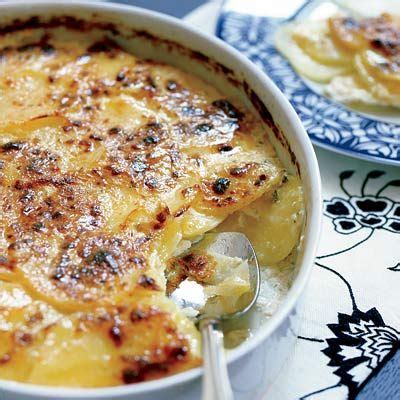 herbed-potato-gratin-with-roasted-garlic-and-manchego image