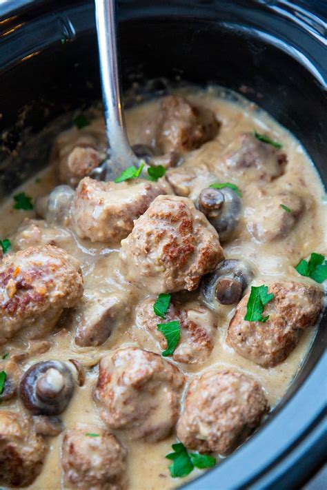 crock-pot-meatballs-with-gravy-the-kitchen-magpie image