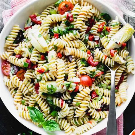 italian-pasta-salad-healthy-seasonal image