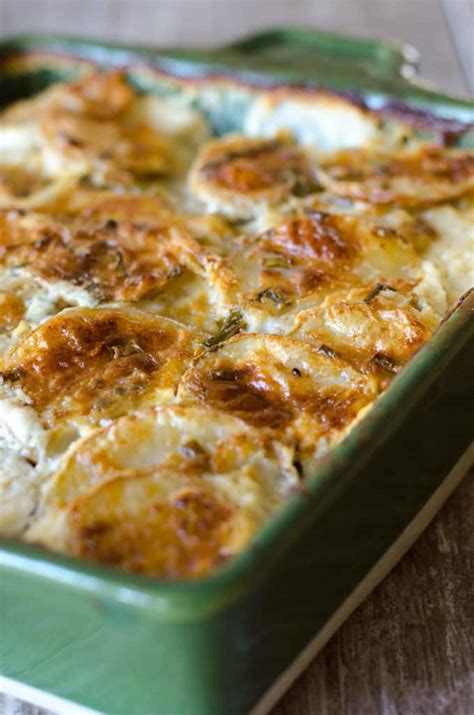 goat-cheese-and-chive-creamy-scalloped-potatoes image