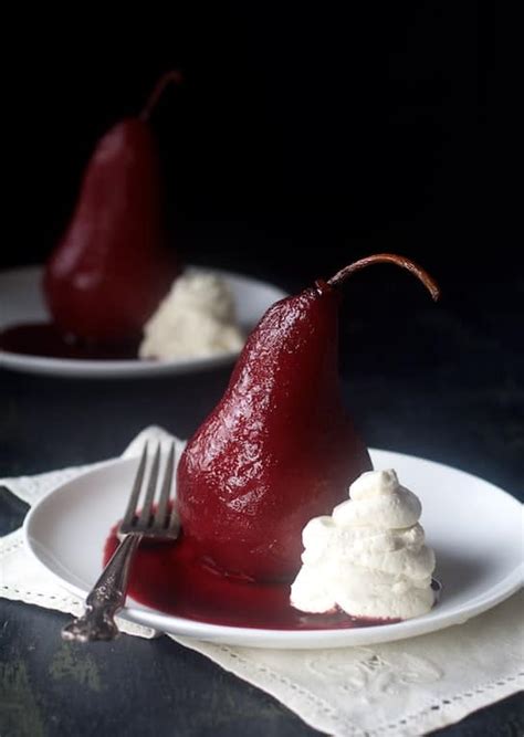 red-wine-poached-pears-w-vanilla-mascarpone-whipped image
