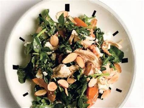 chicken-and-watercress-salad-with-almonds-and-feta image