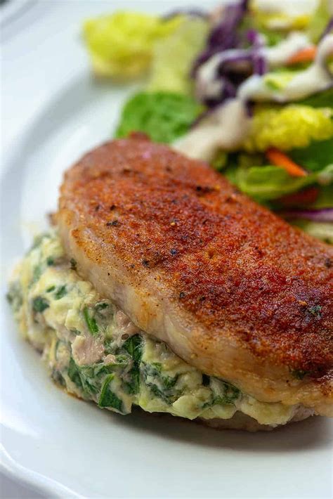 spinach-stuffed-pork-chops-low-carb-and-keto-friendly image
