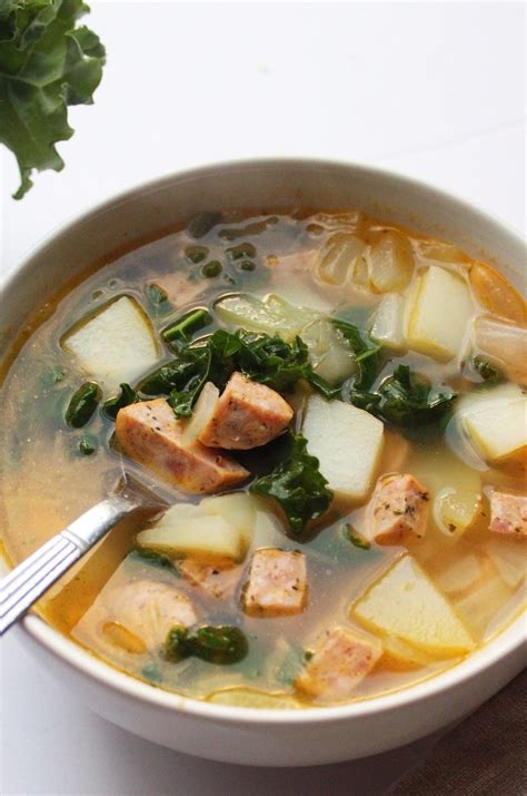 potato-sausage-and-kale-soup-true-story-foods image