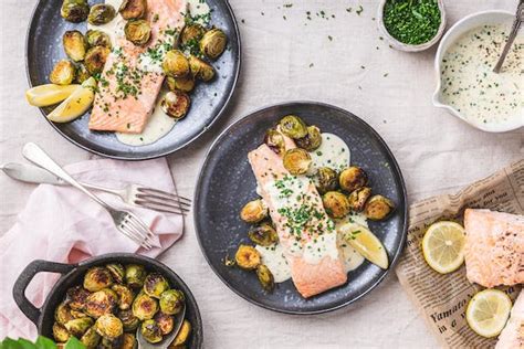 salmon-horseradish-sauce-brussels-sprouts image