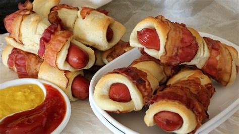 bacon-wrapped-crescent-dogs-recipe-pillsburycom image