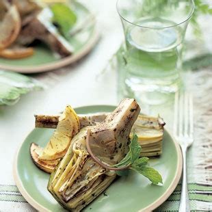grilled-artichokes-with-olive-oil-lemon-and-mint image