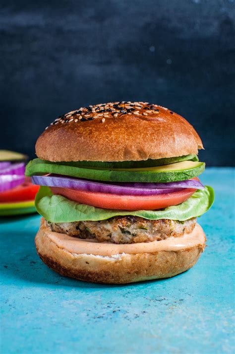 the-best-ground-chicken-burgers-salt-lavender image