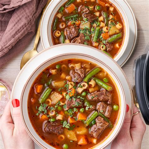 vegetable-beef-soup-instant-pot image