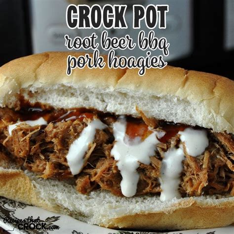 crock-pot-root-beer-bbq-pork-hoagies-recipes-that image