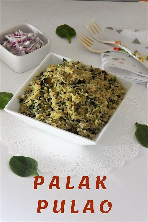 palak-pulao-recipe-spinach-pulao-recipe-pavanis image