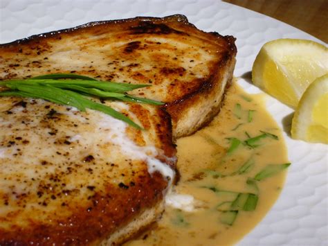 pan-roasted-swordfish-with-tarragon-mustard-sauce image