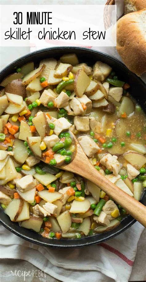 30-minute-skillet-chicken-stew-easy-weeknight-meal image