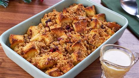 spiced-eggnog-bread-pudding-with-vanilla-bean-paste image