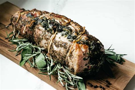 boursin-cheese-and-spinach-stuffed-pork-white-kitchen-red-wine image