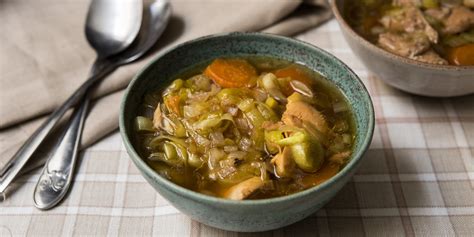 cock-a-leekie-soup-recipe-great-british-chefs image