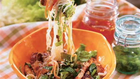 vietnamese-noodle-salad-with-grilled-pork-finecooking image
