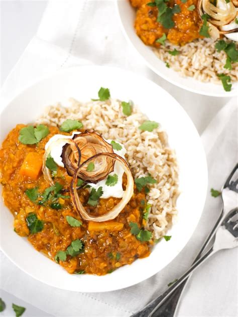 dhal-recipe-easy-creamy-red-lentil-butternut image