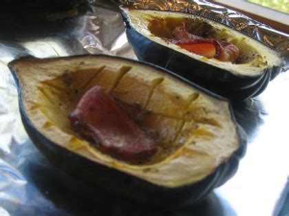 baked-acorn-squash-with-bacon-recipe-whats image
