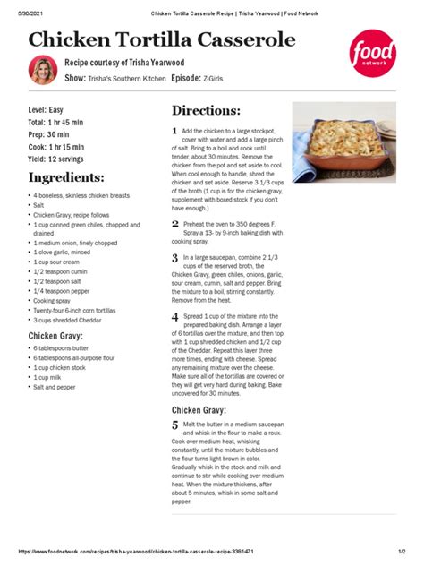chicken-tortilla-casserole-recipe-trisha-yearwood image