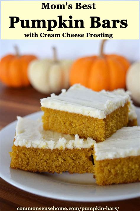 moms-best-pumpkin-bars-with-cream-cheese-frosting image