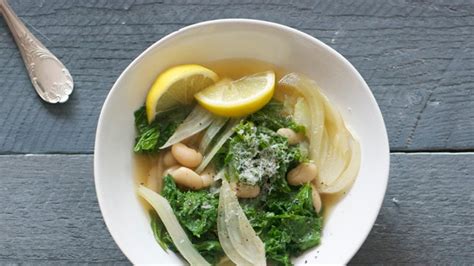 white-bean-soup-with-mustard-greens-and-parmesan image