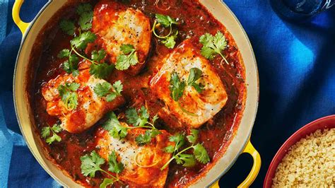 braised-fish-with-spicy-tomato-sauce-recipe-real-simple image