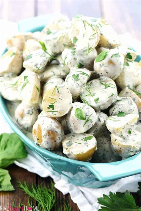 herb-greek-yogurt-potato-salad-fivehearthome image