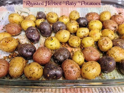 roasted-herbed-baby-potatoes-foodie-home-chef image