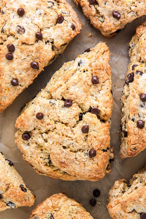 whole-wheat-chocolate-chip-scones-baker-by-nature image