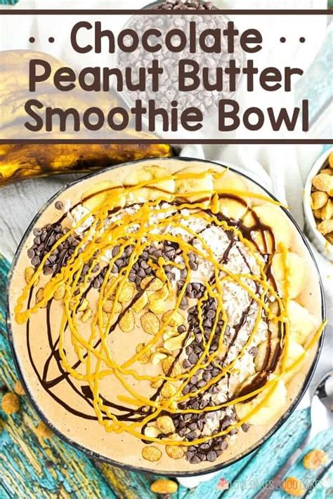 chocolate-peanut-butter-smoothie-bowl-love-bakes image