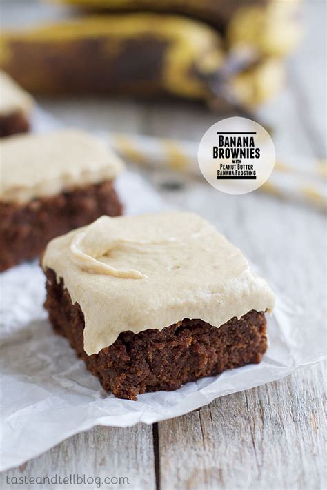 banana-brownies-with-peanut-butter-banana-frosting image