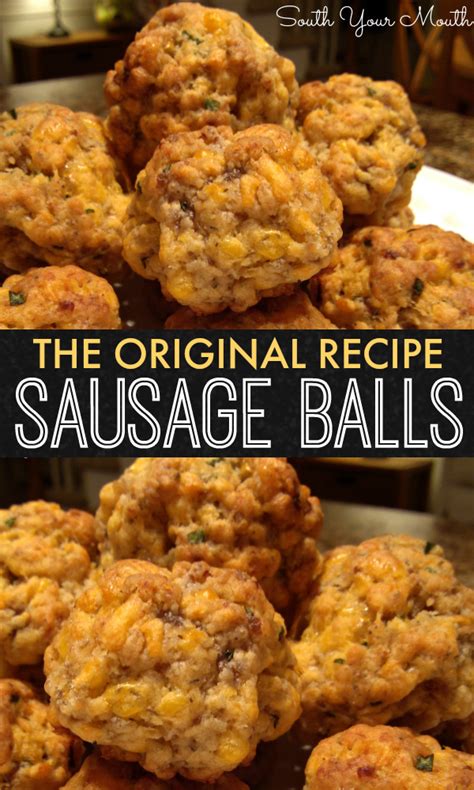 original-sausage-balls-south-your-mouth image