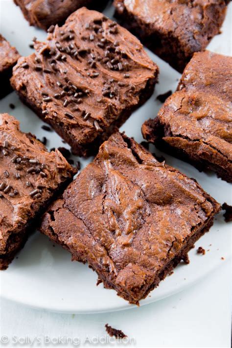 chewy-fudgy-brownies-recipe-sallys-baking-addiction image